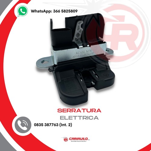 Serratura cofano posteriore - serratura,
