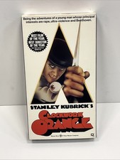 A Clockwork Orange VHS 1991 Stanley Kubrick Cult Classic Movie Time Warner 1971