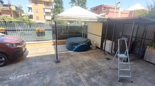 gazebo acciaio zincato telo pvc 3x3 mt