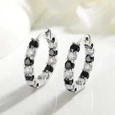 Orecchino a cerchio 2 ct