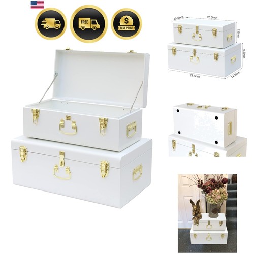 Baule portaoggetti metallo - in,