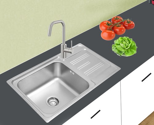 Lavello 75x45x18 acciaio inox