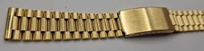Bracciale President laminato oro giallo mm16-18-20 inox 100% vintage n.o.s.