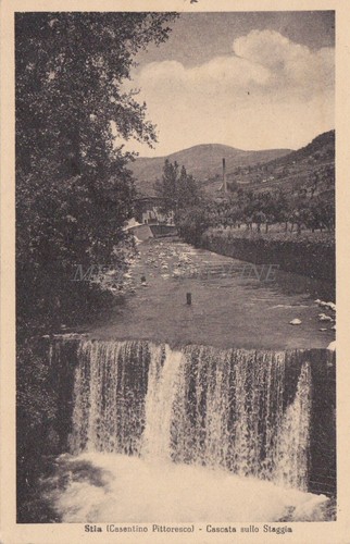 Stia cascata sullo staggia - -,