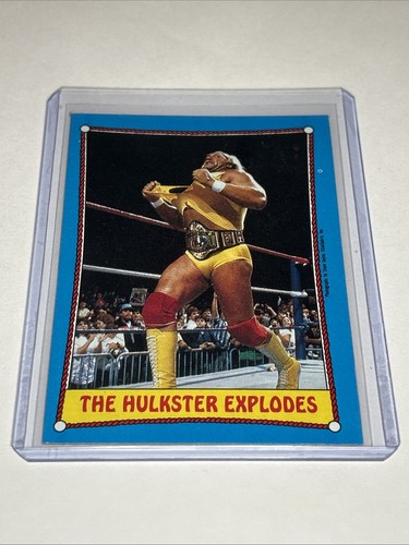 The hulkster explodes 1987 - the,