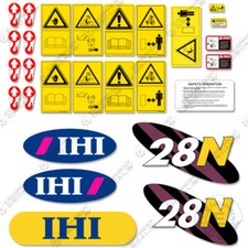 Fits IHI 28N Decal Kit Mini