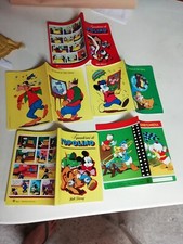 QUADERNI  WALT DISNEY VARI  ANNI '70 - 5 PEZZI MAI USATI TOPOLINO DISNEY 