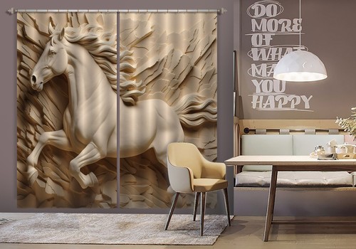 Carving horse r3378 window - carving,