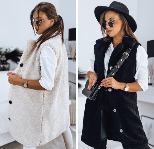 Gilet teddy mezza - gilet,