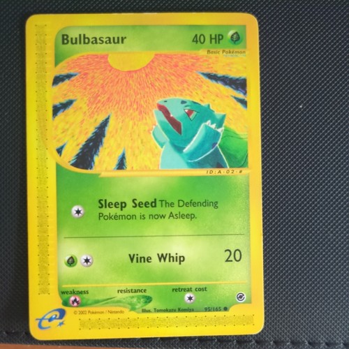 Pokemon card bulbasaur 165 - pokemon,