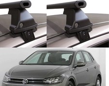 BARRE PORTATUTTO ACCIAIO PER VOLKSWAGEN POLO VI ANNO 2021 4 SERRATURE