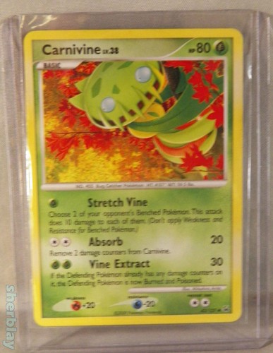 Carta pokemon tcg - carta, carnivine