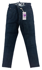 Pantaloni donna Osloh Porteur Traffic Bike Jean designer slim fixie 28Wx30L indaco