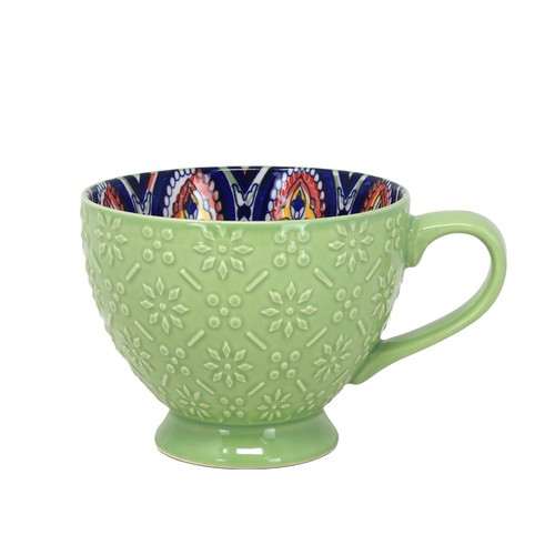 Green mug 350ml - mug,