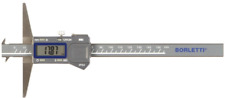Calibro elettronico digitale di profondità Borletti 200 mm acciaio gole interne