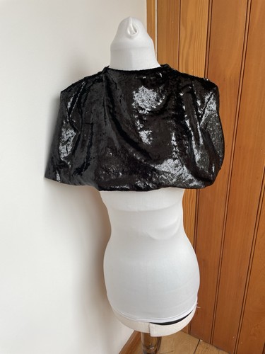 Poncho coprispalla zara nero - zara,
