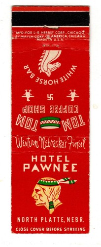 Hotel pawnee fiammiferi - hotel,