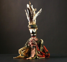 Statua africana Nkondi vintage