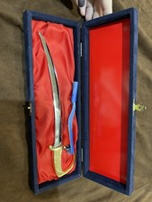 Tagliacarte sciabola In Metallo Oro E Argento