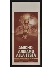 locandina AMICHE ANDIAMO ALLA FESTA trentin adiutori bardella B396