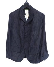 Giacca esterna uomo Paul Harnden calzolaio misto lino taglia M nera mai usata