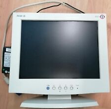 Schermo Acer F51e per PC. TCO 99. 12V. 3A. Anno: 2000. Raro. Con cavi agganciati