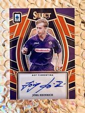 Panini Select Serie A Fiorentina Germany Jorg Heinrich Red Fusion Parallel Auto