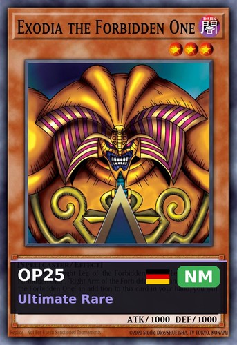 Exodia proibito op25 001 - proibito, op25-001