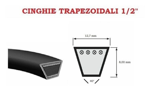 Cinghia trazione spazzaneve - cinghia,