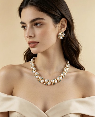 Completo gioielli vintage con - completo,