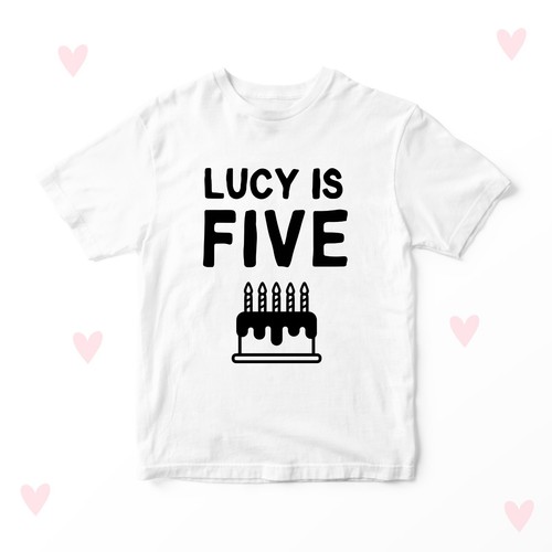Shirt compleanno cinque - 5°,