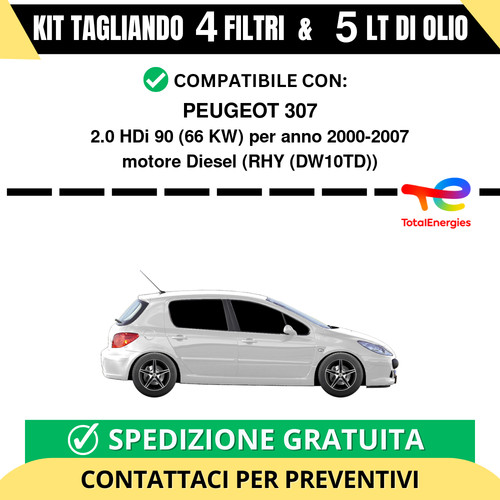 Tagliando per peugeot 307 0 - tagliando,