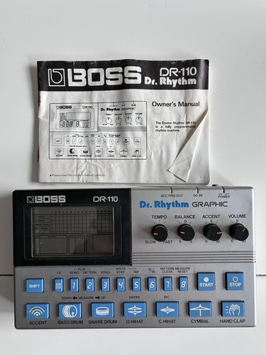 Boss 110 drum machine - dr-110,