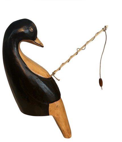 Statuina radice bambù - , anatra