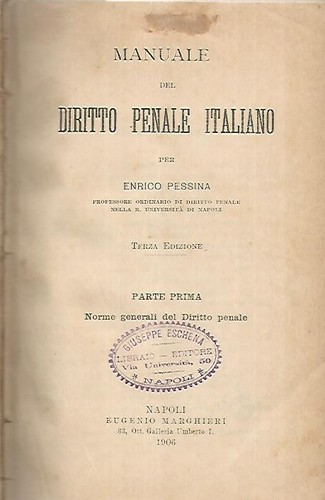 Manuale del diritto penale
