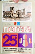 CARTOLINA NORCIA 25ª MOSTRA MERCATO DEL TARTUFO NERO E PRODOTTI TIPICI 1988-1476