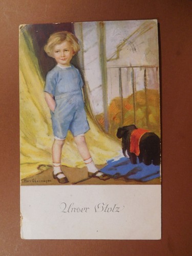 Vintage postcard 1923 signed - 1923,