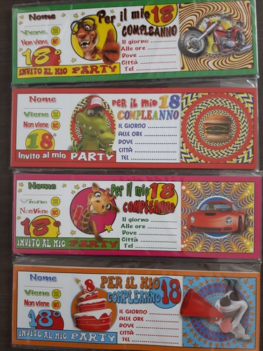 Inviti compleanno festa - 20,