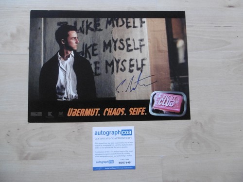 Edward norton autografo - edward,