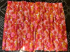 Tende elettriche a fiori vintage anni '60 '70 2 paia lunghe 36"