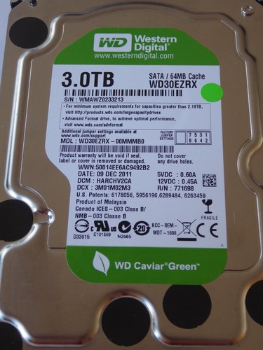 Wd30ezrx 00mmmb0 dcm v2 - dcm:, t2