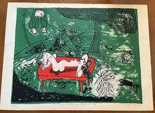 Corneille Guillaume - Litografia Carta Lana - Pubblicata -1972 - Firmata A Mano