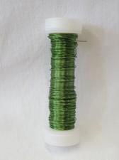 FILO METALLICO DECORATIVO COLORE VERDE PRATO - DIAM. 0,3 - MT. 10 - 1 PEZZO