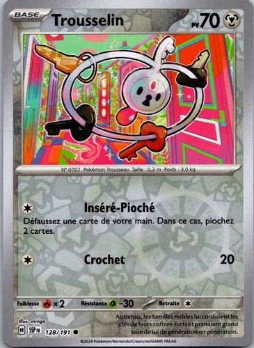 Carte pokémon trousselin - pokémon,
