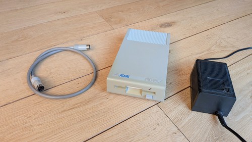 Unità floppy disk atari sf314 - disk,