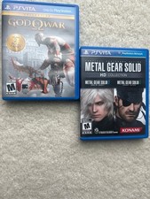 Lotto giochi God Of War + Metal Gear HD Collection PlayStation PS Vita -testati-