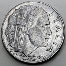 Italia 20 Centesimi 1940