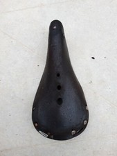 Sella in cuoio francese per bici d'epoca anni 20