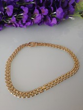 Collana girocollo antica placcata oro. Girocollo Vintage. 