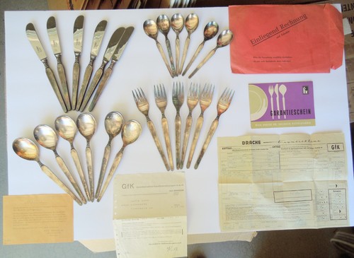 Set pezzi argenteria - pezzi,
